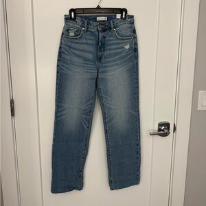 Loft High Rise Straight Jeans